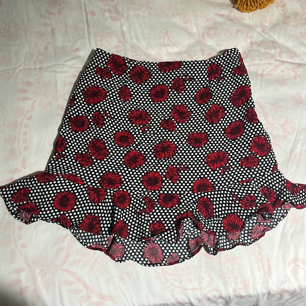 Polka dotted skirt